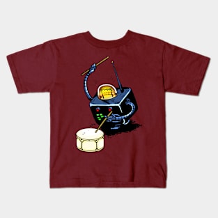 robo drummer Kids T-Shirt